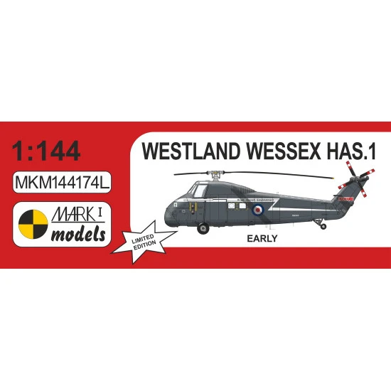 Mark I Mkm144174 1/144 Westland Wessex Has.1 Early Helicopter Limited Edition