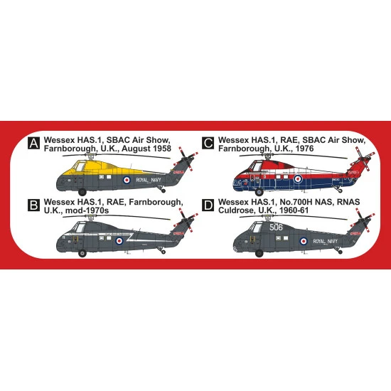 Mark I Mkm144174 1/144 Westland Wessex Has.1 Early Helicopter Limited Edition
