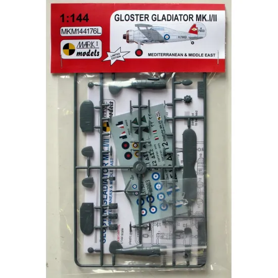 Mark I Mkm144176 1/144 Gloster Gladiator Mediterranean And Middle East Limited Ed