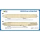 Mark I Mkm720-01 1/720 Zeppelin P-class Lz38/Lz40 First Attackers Rigid Airship