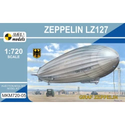 Mark I Mkm720-05 1/720 Zeppelin Lz127 Graf Zeppelin Rigid Airship