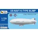 Mark I Mkm720-09 1/720 Goodyear K-type Blimp Early Production Non-rigid Airship