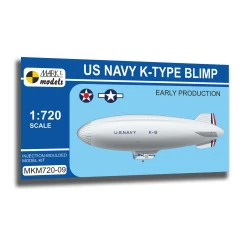 Mark I Mkm720-09 1/720 Goodyear K-type Blimp Early Production Non-rigid Airship