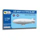 Mark I Mkm720-09 1/720 Goodyear K-type Blimp Early Production Non-rigid Airship