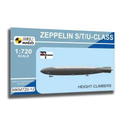 Mark I Mkm720-12 1/720 Zeppelin S, T And U-class Height Climbers Rigid Airship