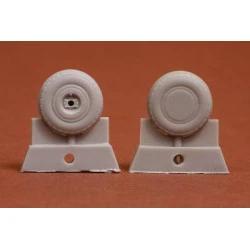 Sbs 48052 1/48 P 40 Wheel Set Block Tread 30 For P 40 B M For Airfix Resin Model Kit