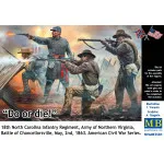 18TH NORTH CAROLINA INFANTRY REGIMENT, ARMY OF NORTHERN VIRGINIA, BATTLE OF CHANCELLORSVILLE, MAY 2ND AMERICAN CIVIL WAR SERIES PLASTIC MODEL KIT 1/35 MASTER BOX 3581