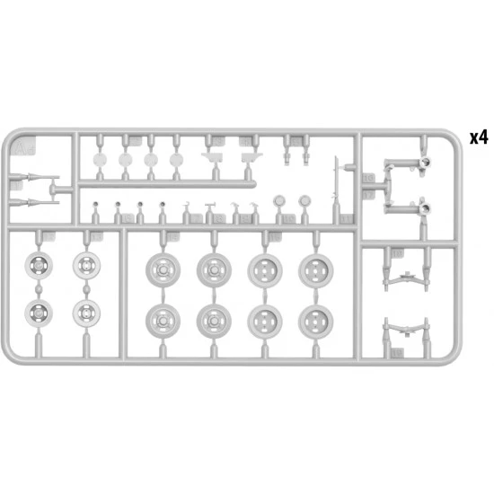 THE GERMAN TANK PZ.KPFW.III AUSF. D/B. WW II MILITARY MINIATURES MINIART 35213