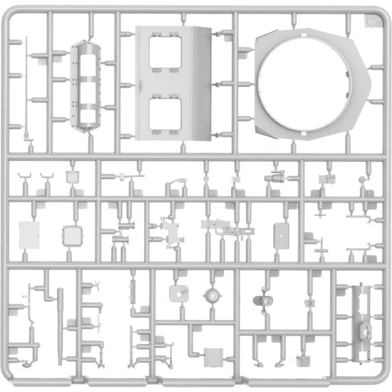 THE GERMAN TANK PZ.KPFW.III AUSF. D/B. WW II MILITARY MINIATURES MINIART 35213