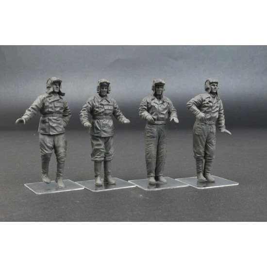 MINIART 35254 - SOVIET TANK CREW FOR FLAME HEAVY TANKS PLASTIC KIT 1/35 SCALE