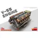 MINIART 37025 - V-55 ENGINE FOR T-55 TANKS FAMILY PLASTIC MODELS KIT 1/35 SCALE