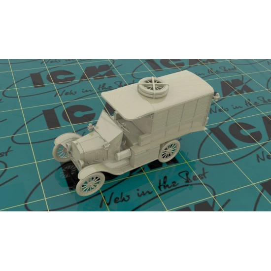 MODEL T 1917 AMBULANCE NIGHT KING (EARLY) WWI AAFS CAR 1/35 scale ICM 35665