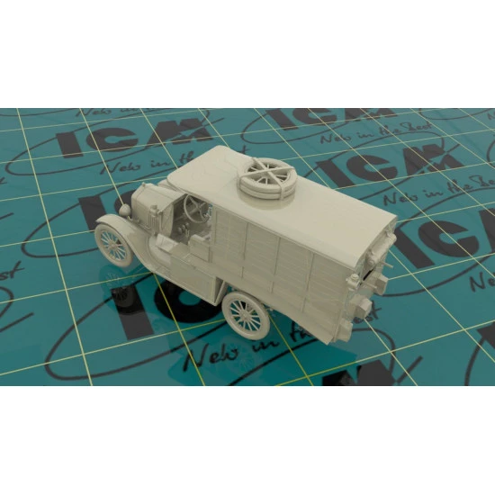 MODEL T 1917 AMBULANCE NIGHT KING (EARLY) WWI AAFS CAR 1/35 scale ICM 35665