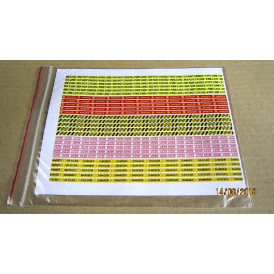 MATERIAL FOR DIORAMAS. CAUTION TAPE POLICE/DANGER LINE/FIRE LINE 1/35 DAN MODELS 35257