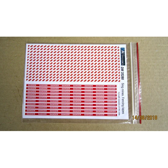 MATERIAL FOR DIORAMAS SING MINES FENCING TAPES 1/35 DAN MODELS 35280