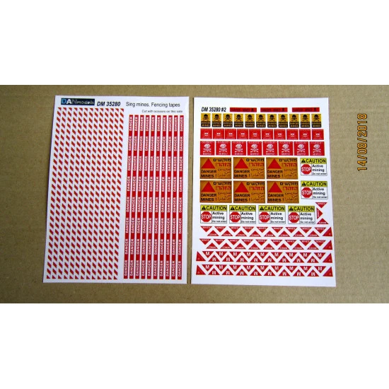 MATERIAL FOR DIORAMAS SING MINES FENCING TAPES 1/35 DAN MODELS 35280