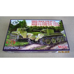 WHEEL TRACK TANK BT 7A WITH L-11 GUN (PE PARTS) 1/72 UM TECHNICS 676