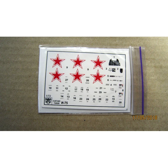 MIG I-75 SOVIET EXPERIMENTAL INTERCEPTOR AIRCRAFT 1/72 MODEL SVIT 72029