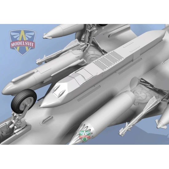 SU-17M3R RECONNAISSANCE FIGHTER-BOMBER WITH KKR POD 1/72 MODELSVIT 72048