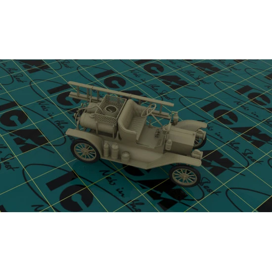ICM 24017 MODEL T 1914 FIRE TRUCK WITH CREW PLASTIC MODEL KIT 1/24 SCALE ICM 24017 MODEL T 1914 FIRE TRUCK WITH CREW PLASTIC MODEL KIT 1/24 SCALE