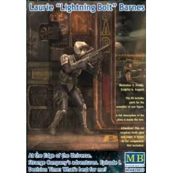 Us Stock Laurie Lightning Bolt Barnes 1/24 Scale Plastic Model Kit Master Box 24055