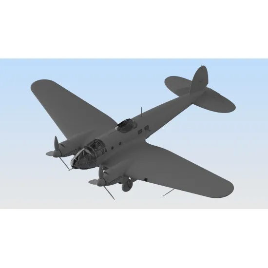 WWII German Bomber He 111H-16, 1/48 ICM 48263