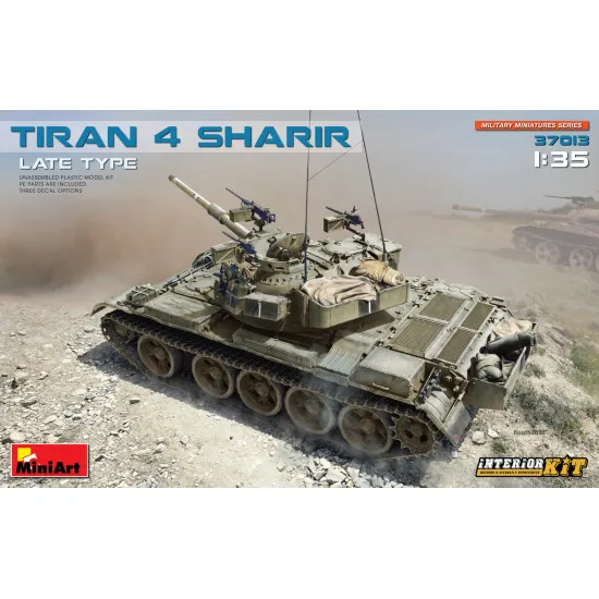 TIRAN 4 SHARIR LATE TYPE. INTERIOR KIT 1/35 scale MINIART 37013 MILITARY ARMOR
