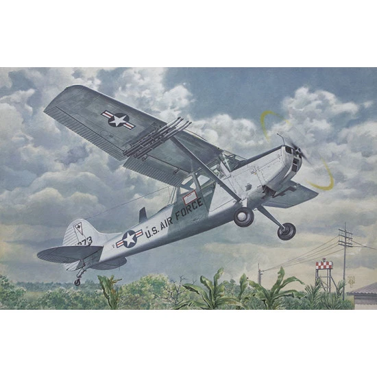 AIRCRAFT CESSNA L-19/O-1 - BIRD DOG 1/32 scale model RODEN 409