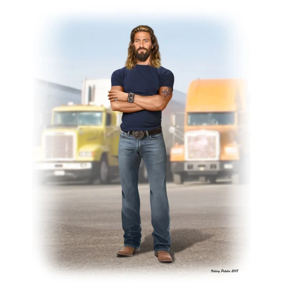 MASTER BOX 24060 HOLY ROLLER JORDAN JESUS JAMERSON Trucker series 1/24 SCALE