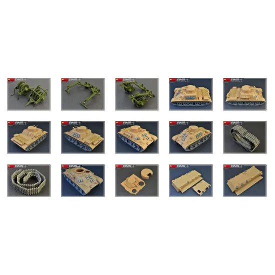 MINIART 37034 BMR-1 EARLY MOD. WITH KMT-5M 1/35 SCALE MODEL Military Miniatures