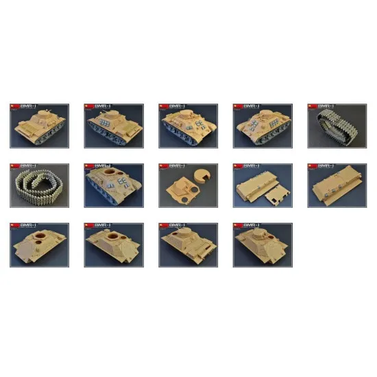 MINIART 37034 BMR-1 EARLY MOD. WITH KMT-5M 1/35 SCALE MODEL Military Miniatures