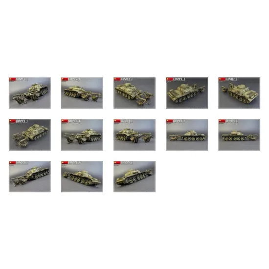 MINIART 37034 BMR-1 EARLY MOD. WITH KMT-5M 1/35 SCALE MODEL Military Miniatures