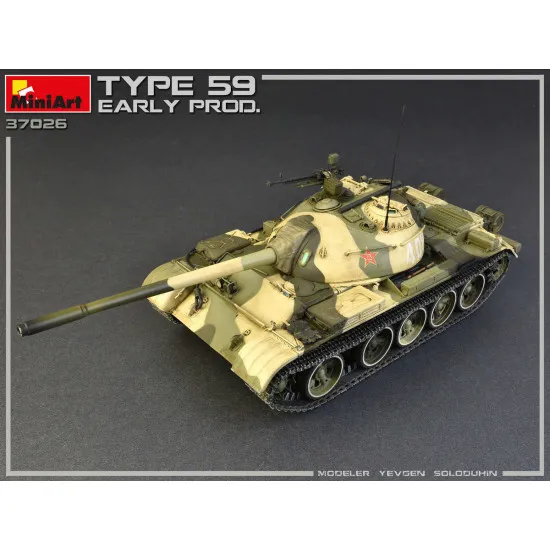 Miniart 37026 1/35 SCALE TYPE 59 EARLY PROD CHINESE MEDIUM TANK WZ-120 1950 year