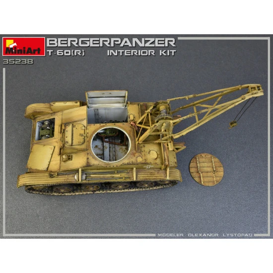 Miniart 35238 - BERGEPANZER T-60 (r) INTERIOR KIT WW II Military Miniatures 1/35 Miniart 35238 - BERGEPANZER T-60 (r) INTERIOR KIT WW II Military Miniatures 1/35