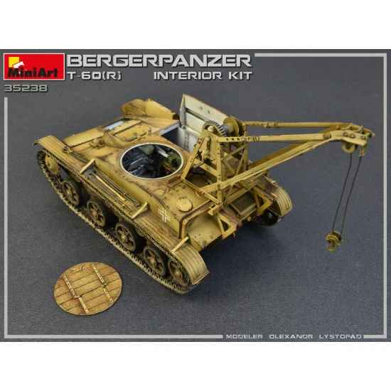 Miniart 35238 - BERGEPANZER T-60 (r) INTERIOR KIT WW II Military Miniatures 1/35 Miniart 35238 - BERGEPANZER T-60 (r) INTERIOR KIT WW II Military Miniatures 1/35
