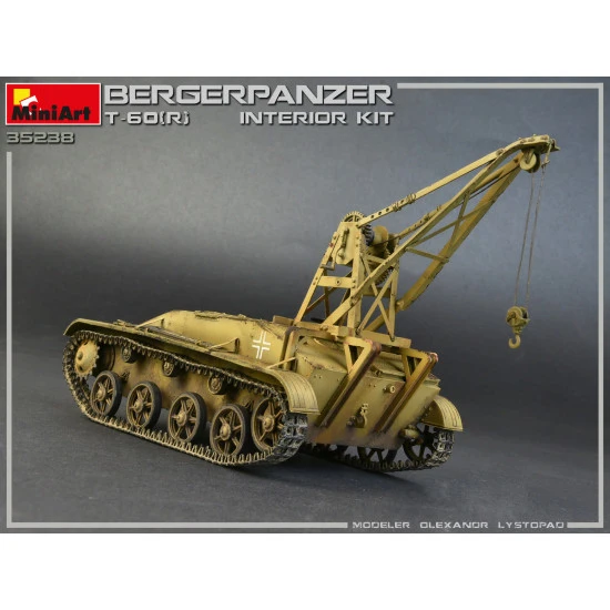 Miniart 35238 - BERGEPANZER T-60 (r) INTERIOR KIT WW II Military Miniatures 1/35 Miniart 35238 - BERGEPANZER T-60 (r) INTERIOR KIT WW II Military Miniatures 1/35