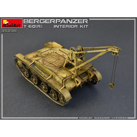 Miniart 35238 - BERGEPANZER T-60 (r) INTERIOR KIT WW II Military Miniatures 1/35 Miniart 35238 - BERGEPANZER T-60 (r) INTERIOR KIT WW II Military Miniatures 1/35