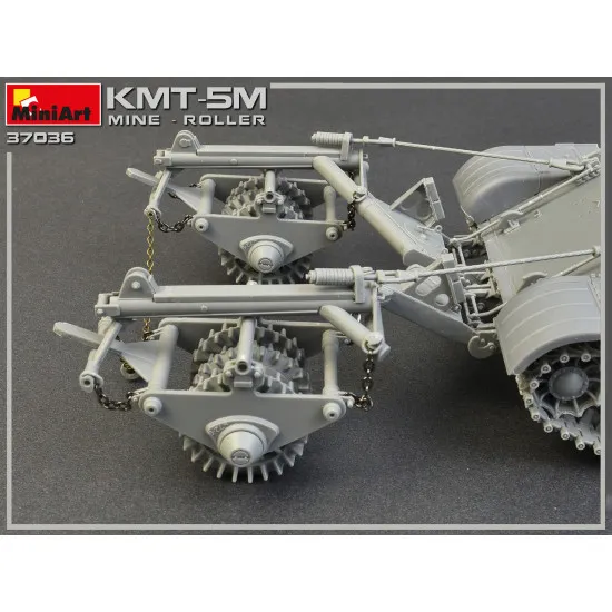 MINIART 37036 KMT-5M MINE-ROLLER for T-54, T-55, T-62, T-62M 1/35 scale model