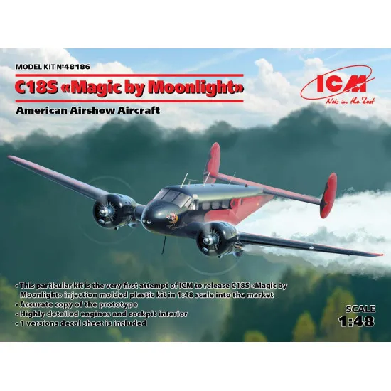 ICM 48186 - C18S MAGIC BY MOONLIGHT AMERICAN AIRSHOW AIRCRAFT 1/48 scale model