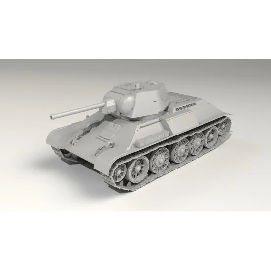 PZ.KPFW. 747 T-34 (R), World War II GERMAN MEDIUM TANK 1/35 sacle kit ICM 35370