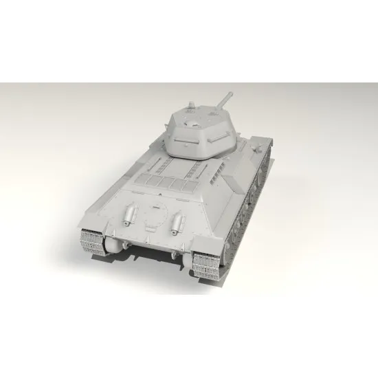 PZ.KPFW. 747 T-34 (R), World War II GERMAN MEDIUM TANK 1/35 sacle kit ICM 35370