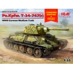 PZ.KPFW. 747 T-34 (R), World War II GERMAN MEDIUM TANK 1/35 sacle kit ICM 35370