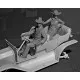 American Motorists 1910's - 2 FIGURES PLASTIC MODEL KIT 1/24 scale kit ICM 24013