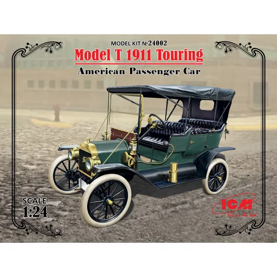 Bundle lot of ICM 24002 + 24013 MODEL T 1911 TOURING AND AMERICAN MOTORISTS