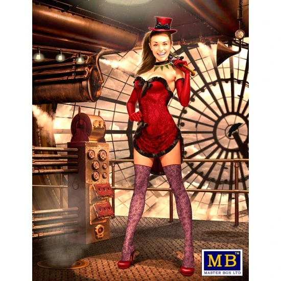 MASTER BOX 24052 1/24 scale model - At the Edge of the Universe. Strange Companys adventures. Episode I. The first meeting. Irene Leroi. Lets hide on Steamplanet!