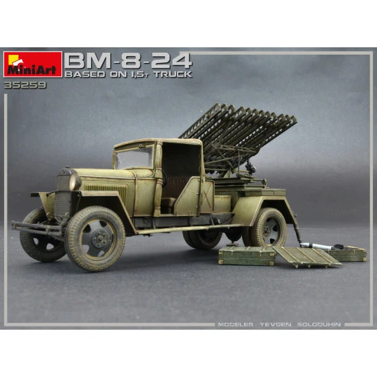 Miniart 35259 - BM-8-24 BASED ON 1,5t TRUCK WWII 1/35 scale plastic model kit