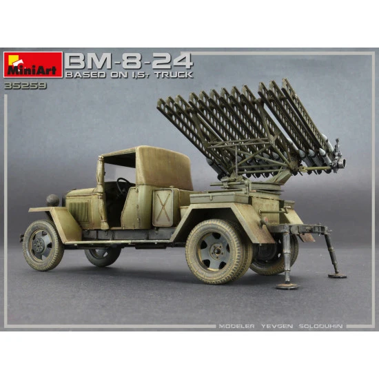 Miniart 35259 - BM-8-24 BASED ON 1,5t TRUCK WWII 1/35 scale plastic model kit