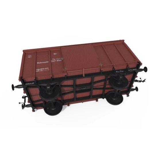Miniart 35288 - RAILWAY COVERED GOODS WAGON 18t NTV TYPE WW II 1/35 scale kit