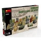 MINIART 35588 GERMAN JERRY CANS SET World War 2 1/35 scale plastic model kit