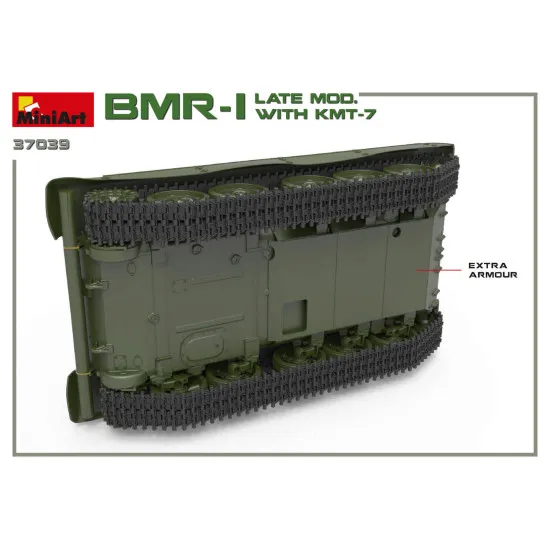 MINIART 37039 BMR-1 LATE MOD. WITH KMT-7 Armored technics 1/35 scale model kit